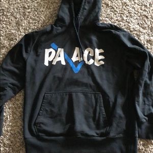 Palace check mark hoodie